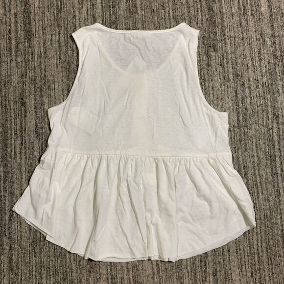 Brand New Coco + Jaimeson Women's XL The Great American Linen Blend Blouse Top - Picture 7 of 7